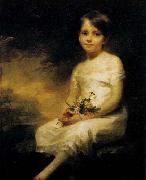 Young Girl Holding Flowers, RAEBURN, Sir Henry